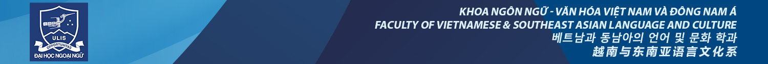 Faculty of Vietnamese & Southeast Asian Language and Culture